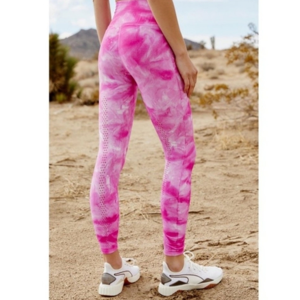 Free People Movement,  Shanti Tie-Dye‎ Leggings, Hyacinth,  Size XS/S